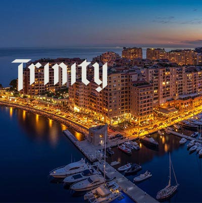 Сайт для Коктейль бара и ирландского паба «Тринити» в Монако