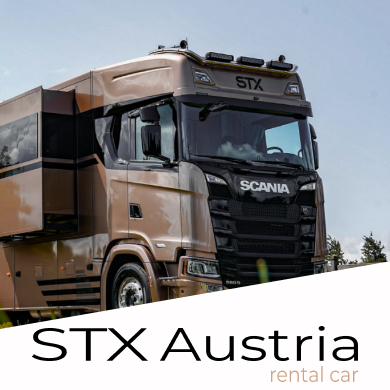 Лендинг для аренды дома на колесах STX Austria